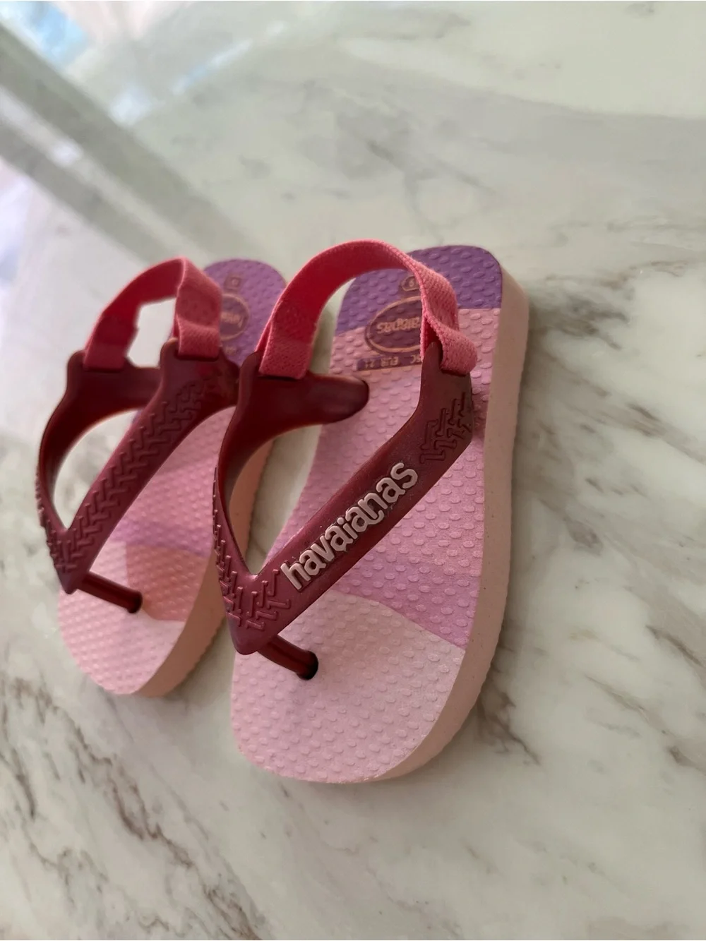Havaianas Baby Pink Ombre Flip Flop Sandals